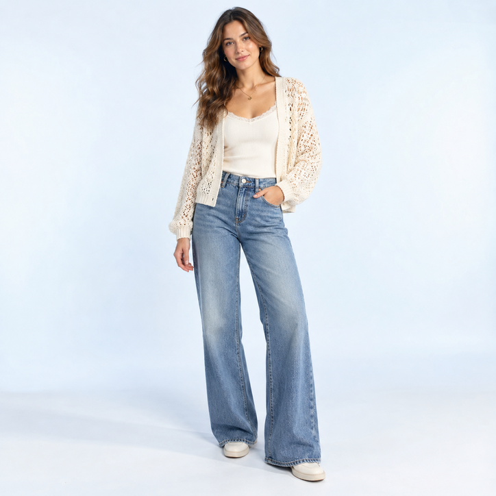 04-Open-Knit-Cardigan-and-Wide-Leg-Jeans